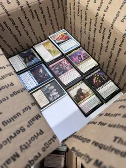 🧙17lbs+ 4200+ UNSEARCHED Magic The Gathering Bulk Lot LP/NM w/ Rares & Foils‼ - Image 3