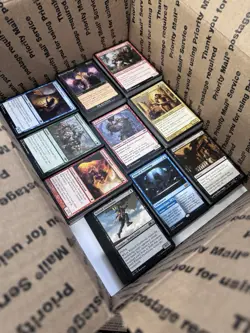 🧙17lbs+ 4200+ UNSEARCHED Magic The Gathering Bulk Lot LP/NM w/ Rares & Foils‼ - Image 4