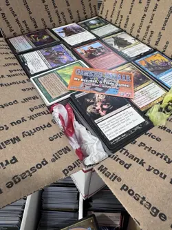 🧙17lbs+ 4200+ UNSEARCHED Magic The Gathering Bulk Lot LP/NM w/ Rares & Foils‼ - Image 1