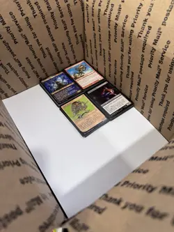 🧙17lbs+ 4200+ UNSEARCHED Magic The Gathering Bulk Lot LP/NM w/ Rares & Foils‼ - Image 2