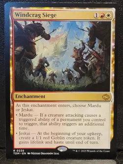 MTG Tarkir Dragonstorm Windcrag Siege 0235 Rare Non-foil Nm-M - Image 1
