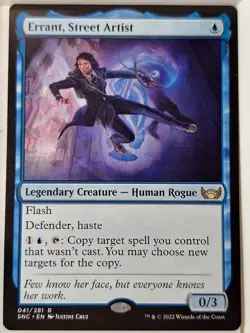 Errant, Street Artist - Streets of New Capenna - Magic the Gathering MTG Nice! - Image 1