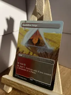 Sunbillow Verge (Borderless) Regular Rare #373 Land MTG Aetherdrift NM-MT Look! - Image 3