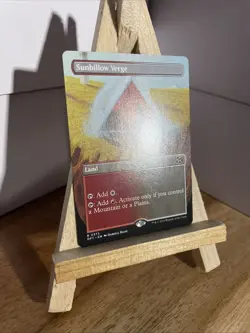 Sunbillow Verge (Borderless) Regular Rare #373 Land MTG Aetherdrift NM-MT Look! - Image 4