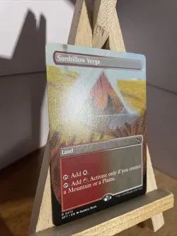 Sunbillow Verge (Borderless) Regular Rare #373 Land MTG Aetherdrift NM-MT Look! - Image 5