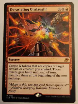 Devastating Onslaught Edge of Eternities Mythic Regular NM+ - Image 1