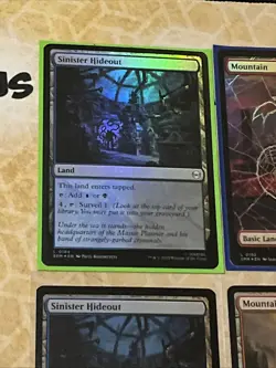 Spider-man Magic The Gathering Foil Land Lot 10x Cards All N/M - Image 2