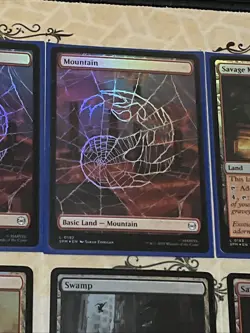 Spider-man Magic The Gathering Foil Land Lot 10x Cards All N/M - Image 4