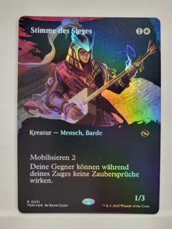 German Foil Voice of Victory Showcase Tarkir: Dragonstom TDM MTG - Image 1