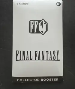 Magic The Gathering Final Fantasy Collector Booster Pack - Image 1