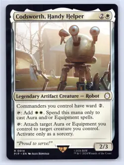 MTG Codsworth, Handy Helper R Universes Beyond: Fallout 14 NM - Image 1
