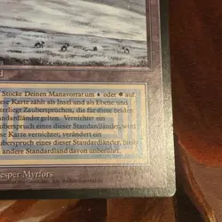 Tundra X1 Mtg German Black Border Revised Nm FBB - Image 2