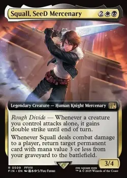 Squall, SeeD Mercenary (#509) - Extended Art FIN NM MTG - Image 1