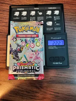 VERY HEAVY! GOD PACKUU 22.27g Prismatic Evolutions Pokemon TCG Booster (SEALED) - Image 1