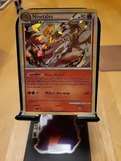 Pokemon TCG Undaunted Ninetales Cracked Ice Holo Blister Exclusive 7/123 LP - Image 1