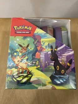 Pokemon TCG Prismatic Evolutions Mini Tin Display 8 Tins NEW/Factory Sealed - Image 5