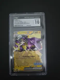 2025 Pokemon SVP EN-SV Promo Illustration Contest 2024 Toxtricity EX #215 CGC 10 - Image 1