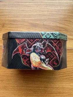 Pokemon TCG Scarlet & Violet Paldean Fates Tin with Shiny Great Tusk EX Sealed - Image 5