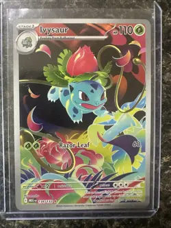 Ivysaur Illustration Rare 134/132 Near Mint Mega Evolution Pokemon TCG English - Image 1