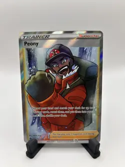 Pokemon Peony 197/198 SWSH Chilling Reign Full Art Holo NEAR MINT - Image 1