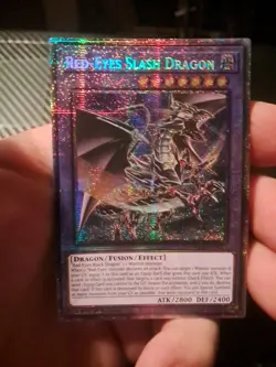 Red-Eyes Slash Dragon Yu-Gi-Oh! TCG MP25-EN031 Starlight Rare First Edition - Image 1