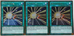 Yugioh 3x Mask Change PGL3-EN083 Gold Rare 1st Edition Near Mint Playset - Image 1