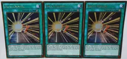 Yugioh 3x Mask Change PGL3-EN083 Gold Rare 1st Edition Near Mint Playset - Image 4