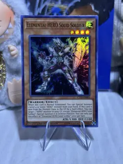 Elemental Hero Solid Soldier CT15-EN003 YUGIOH ULTRA RARE ENGLISH LP - Image 1