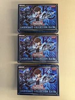 Lot of (3) Yu-Gi-Oh TCG Legendary Collection Kaiba Booster Box Sealed NEW! - Image 1