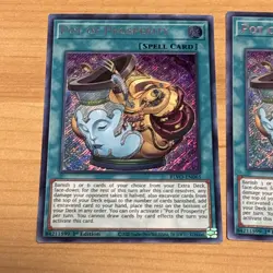 YuGiOh Pot of Prosperity Secret Rare 1st Edition BLVO-EN065 x3 - Image 2
