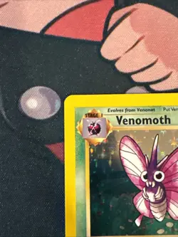 Pokemon TCG Venomoth Holo Rare Card 13/64 Jungle LP-/MP+ - Image 2