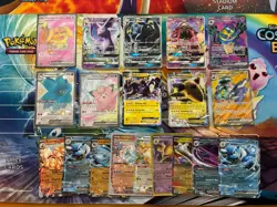 Pokemon Card Full Art Alt Art Fire Ampharos Espeon Umbreon Zekrom - Image 1