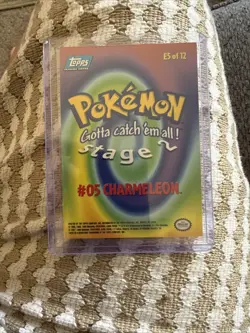 Pokemon Card - Topps Charmeleon E5 of 12 Movie Edition Holo Foil Blue Logo - Image 2