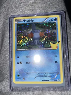 Pokemon Mudkip 19/25 HOLO 25th Anniversary Mcdonalds Promo 2021 Card - Image 1