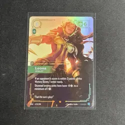 Riftbound Leona Card Zealot Origins OGN 079/298 League Of Legends English - Image 1
