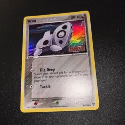 Aron 42/108 Power Keepers Reverse Holo LP Pokemon Card - Image 1