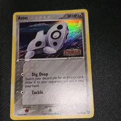 Aron 42/108 Power Keepers Reverse Holo LP Pokemon Card - Image 4