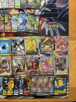 Pokemon Card Full Art Alt Art Fire Scizor Tyranitar Pikachu 57 Cards - Image 2