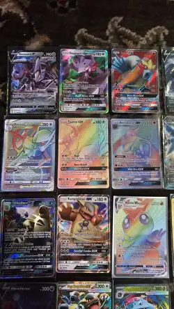 Pokemon Ultra Rare 40 Card Lot EX GX Secret Rainbow Gold Shiny & More! Near Mint - Image 2