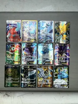 Pokemon XY Full Art Rare 12 Card Lot - Conditions Vary LP-MP (except HP Mewtwo) - Image 5