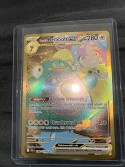 Pokemon TCG Ionos Bellibolt EX Gold Hyper Rare Card 188/159 Journey Together - Image 1