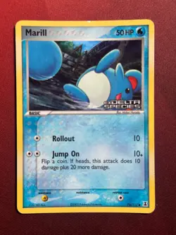 MARILL 76/113 EX Delta Species REVERSE HOLO RH Pokemon TCG card - Image 1
