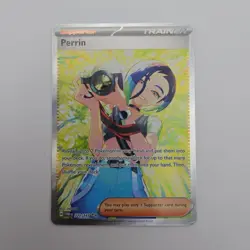Pokemon TCG Perrin Card 220/167 Twilight Masquerade Special Illustration Rare - Image 1