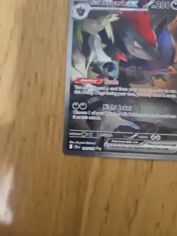 Pokemon TCG N's Zoroark EX Holo Card 185/159 Sv09: Journey Together - Image 5