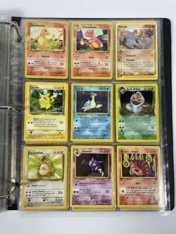 Pokemon Card Collection VTG Binder Lot Holo Rare WoTC Lapras 1st Edition Pikachu - Image 2