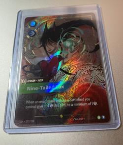 Riftbound Ahri Nine Tailed Fox Legend English card 303/298 Overnumbered Showcase - Image 3