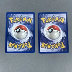 Squirtle & Dark Wartortle 1st Edition Pokemon Team Rocket Cards - NM/LP+ - Image 2