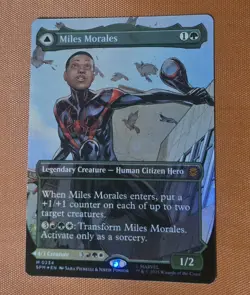 MTG -Miles Morales - 0234 - Borderless - Foil - Marvel's Spider-Man - Image 1