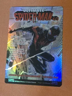 MTG -Miles Morales - 0234 - Borderless - Foil - Marvel's Spider-Man - Image 2