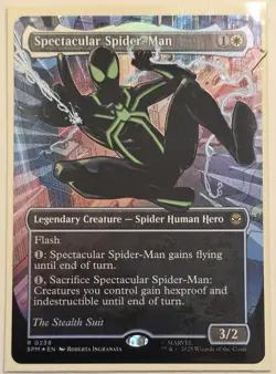 Spectacular Spider-Man (0238) (Borderless) (Textured Foil) Magic the Gathering - Image 1
